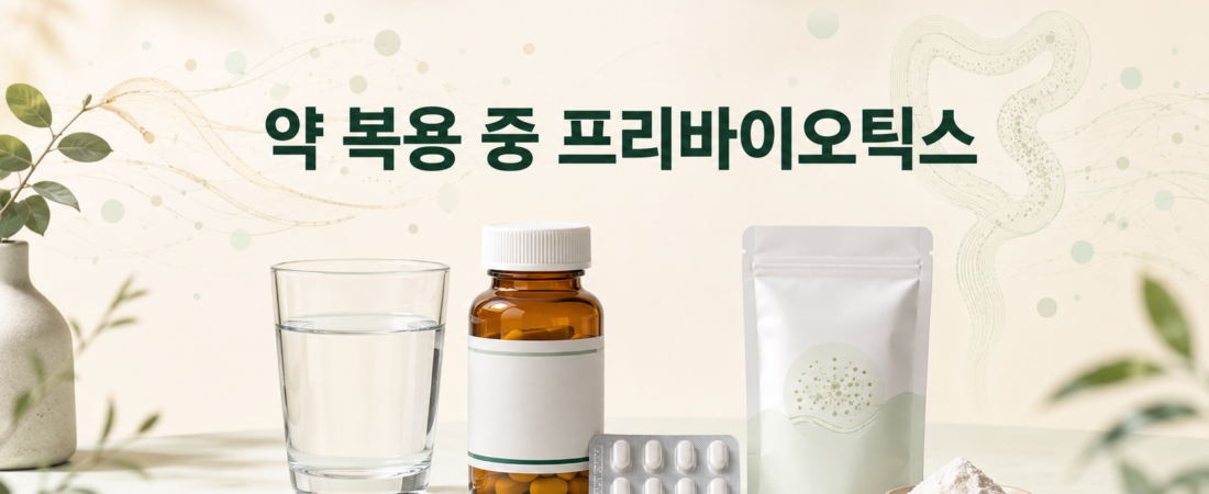 약 복용 중 프리바이오틱스, 간격보다 먼저 볼 주의 성분