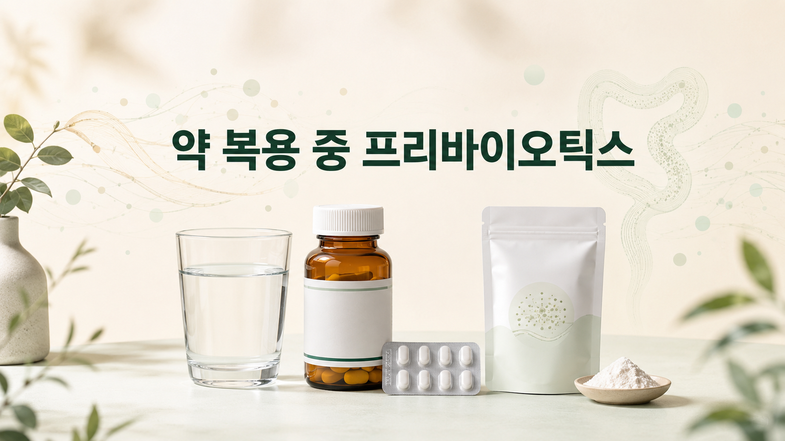 약 복용 중 프리바이오틱스, 간격보다 먼저 볼 주의 성분