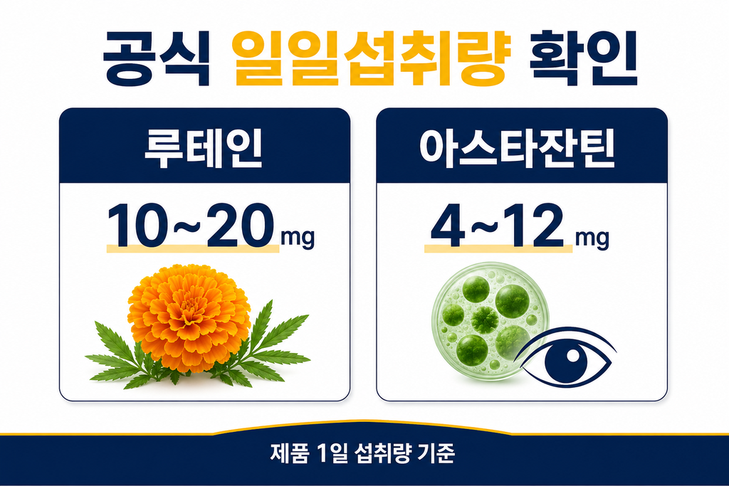 2026년 50대 눈 영양제 고르는 법｜루테인·지아잔틴·아스타잔틴 차이 설명 이미지 3