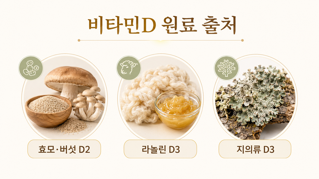 비타민D D2·D3와 원료 형태 고르는 법 설명 이미지 3